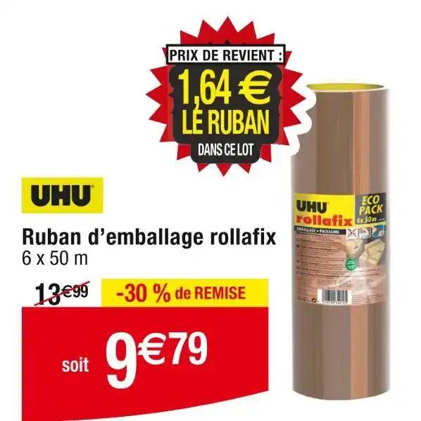 UHU Ruban d’emballage rollafix