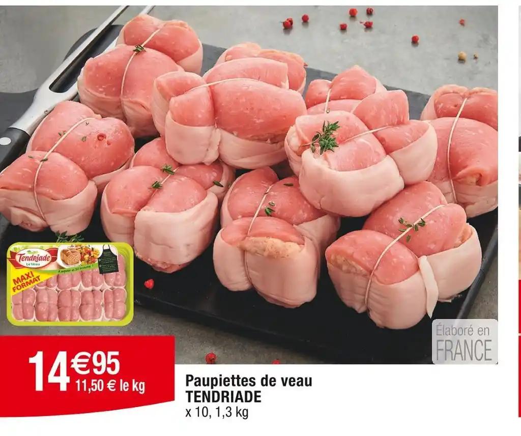 TENDRIADE Paupiettes de veau