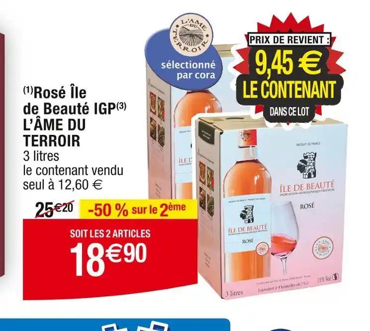 L’ÂME DU TERROIR Rosé Île de Beauté IGP