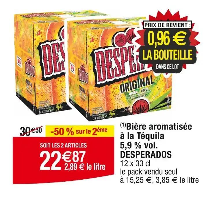 DESPERADOS Bière aromatisée à la Téquila 5,9 % vol