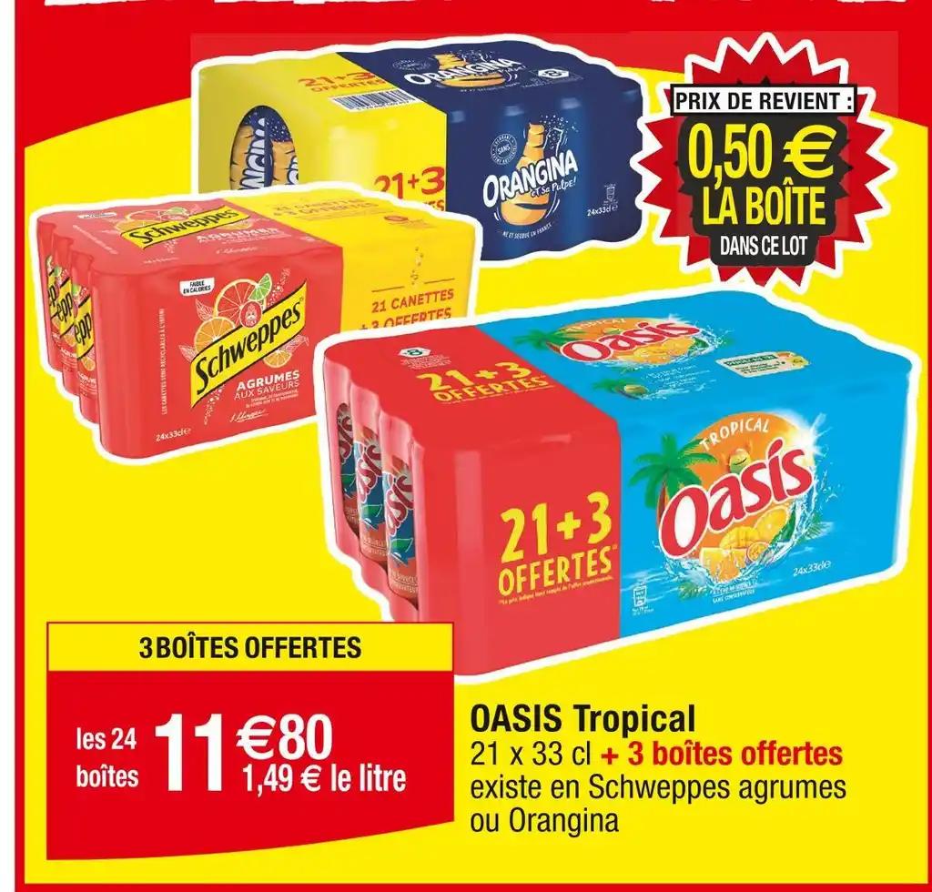 OASIS/ Schweppes/ ORANGINA OASIS Tropical