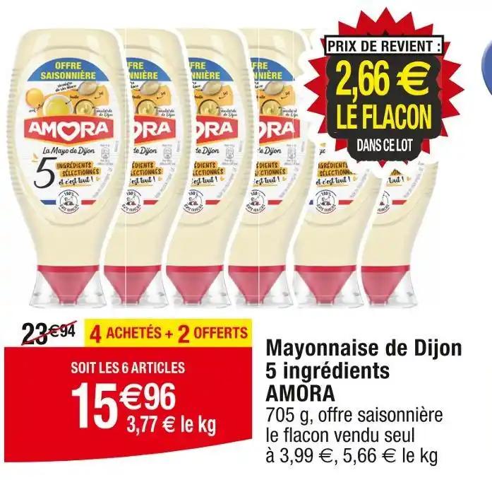 AMORA Mayonnaise de Dijon 5 ingrédients