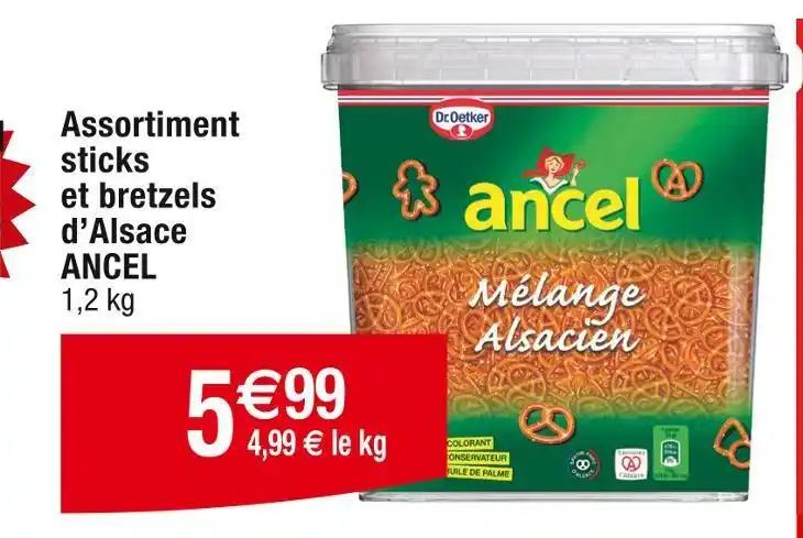 DR OETKER Assortiment sticks et bretzels d’Alsace