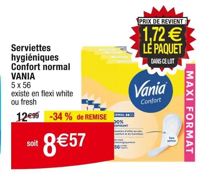 VANIA Serviettes hygiéniques Confort normal