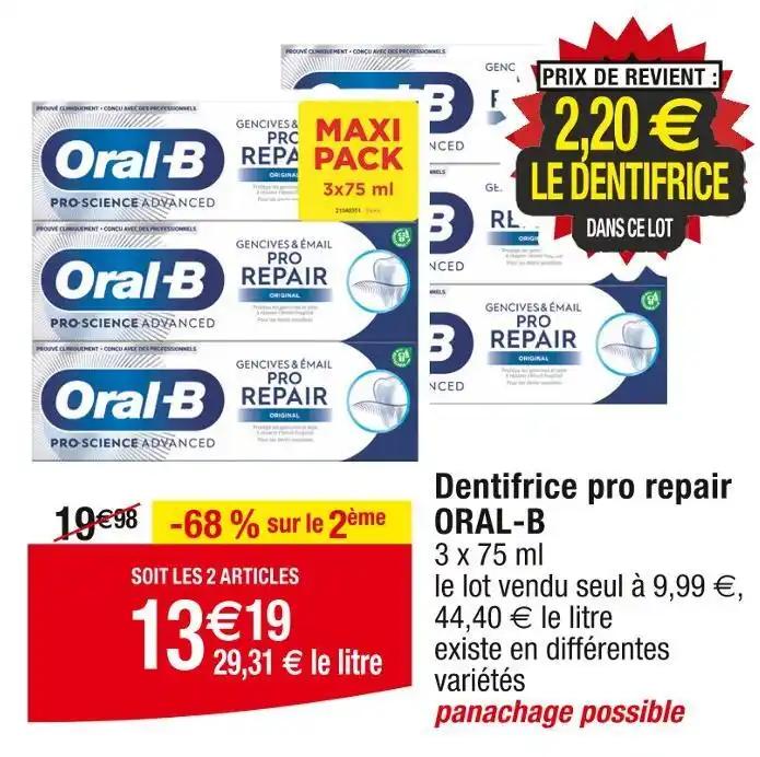ORAL-B Dentifrice pro repair