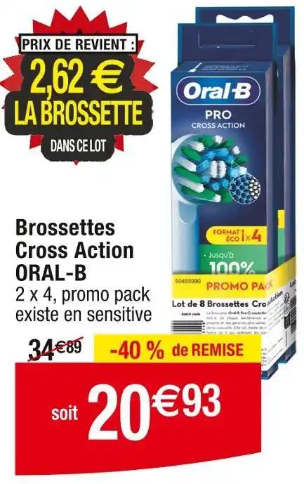 ORAL-B Brossettes Cross Action