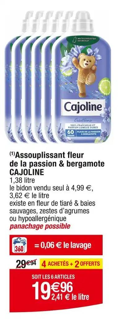CAJOLINE (1)Assouplissant fleur de la passion & bergamote