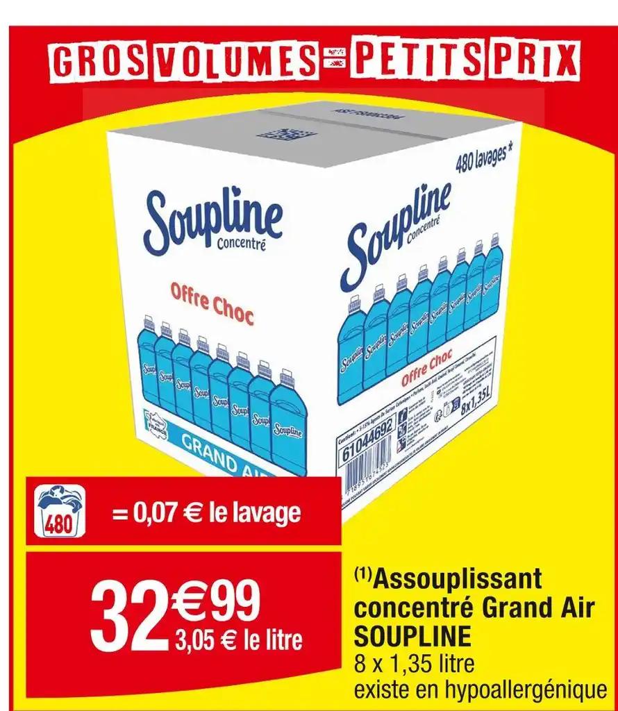 SOUPLINE (1)Assouplissant concentré Grand Air