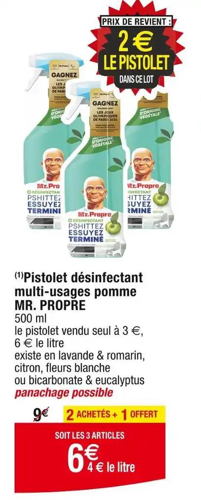MR. PROPRE (1) Pistolet désinfectant multi-usages pomme