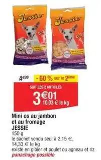 Jessie - mini os au jambon et au fromage