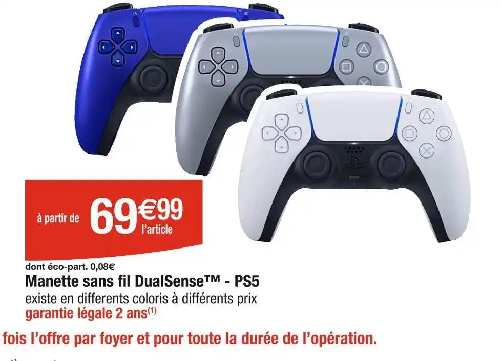 PlayStation Manette sans fil DualSenseTM- PS5