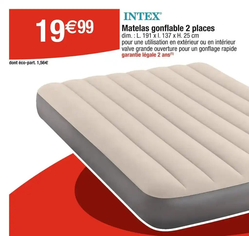 INTEX Matelas gonflable 2 places