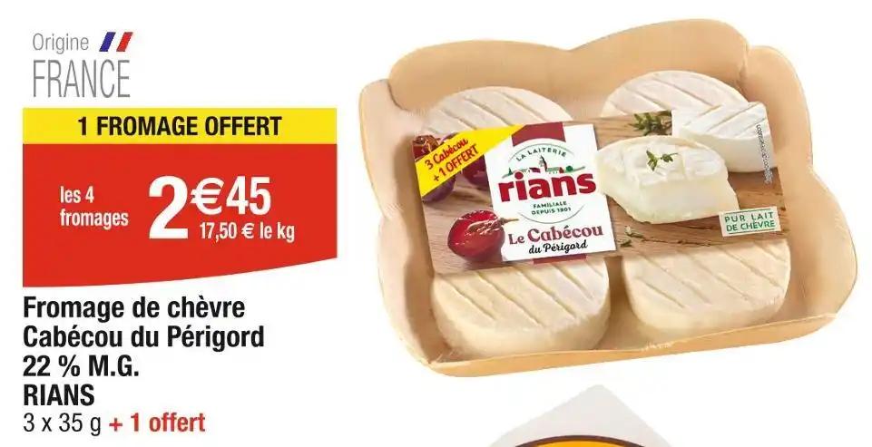 Promotion Exclusives de Rians 22% m.g. : Découvrez l'Offre incontournable