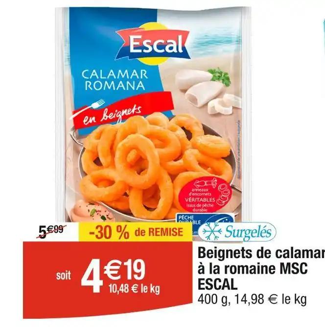 ESCAL Beignets de calamar à la romaine MSC