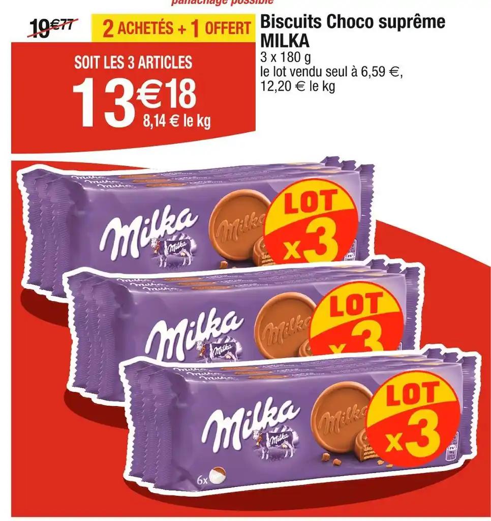 MILKA Biscuits Choco suprême