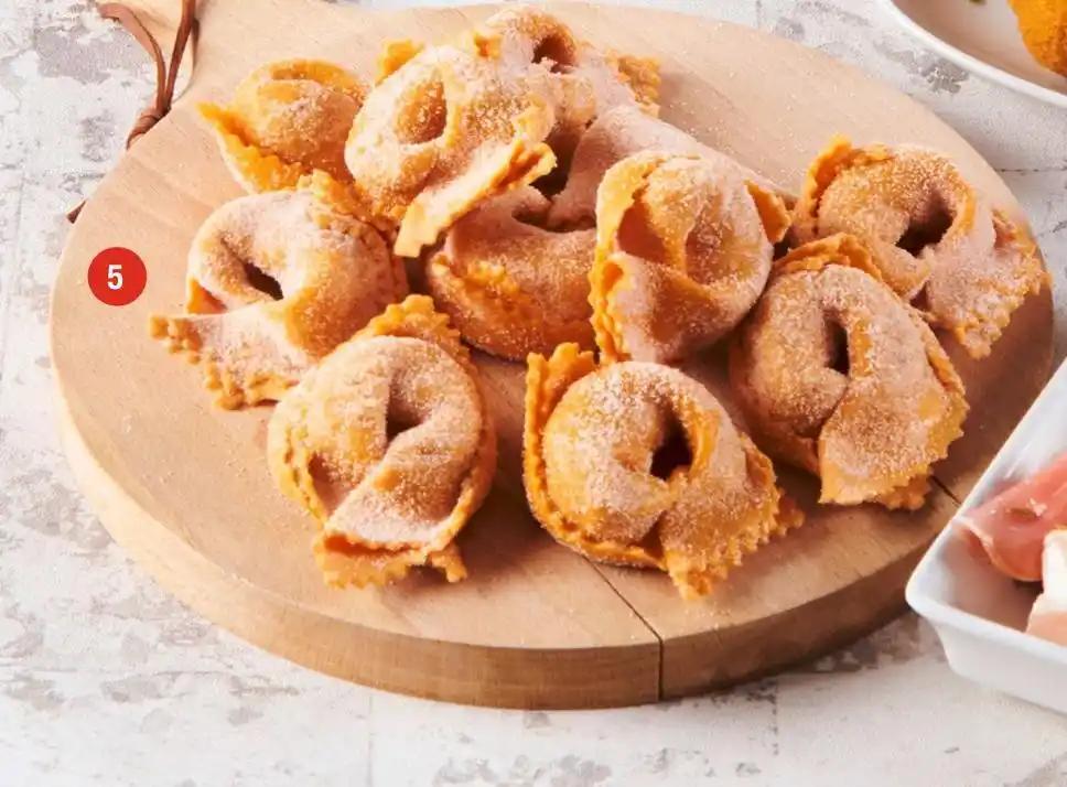 Pâtes fraîches agnolotti speck et radicchio