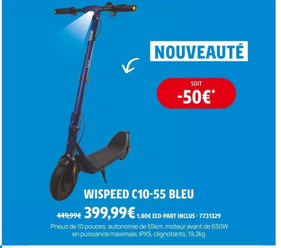WISPEED WISPEED C10-55 BLEU