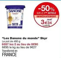 Danone - les du monde skyr