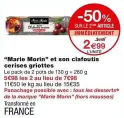 Marie morin - et son clafoutis cerises griottes