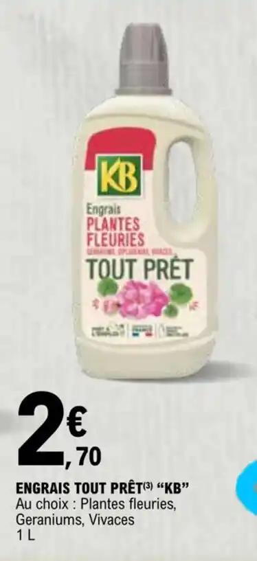 Promotion Exclusives de Engrais kb : Découvrez l'Offre incontournable