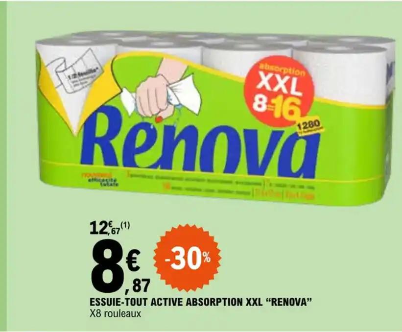 Promotion Exclusives de Essuie tout xxl renova : Découvrez l'Offre incontournable
