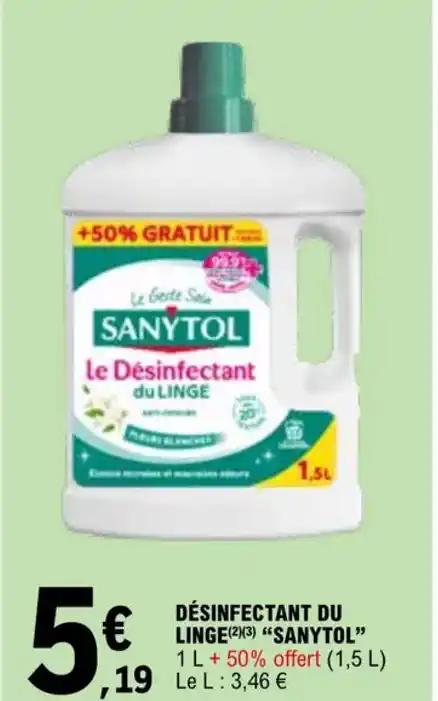 DÉSINFECTANT DU LINGE (23) "SANYTOL"