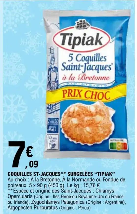 Promotion Exclusives de Coquilles st jacques : Découvrez l'Offre incontournable
