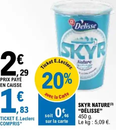 SKYR NATURE(3) "DÉLISSE" 450 g.