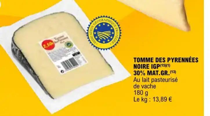 Promotion Exclusives de Tomme de vache : Découvrez l'Offre incontournable