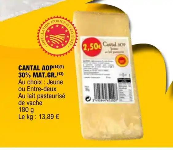 CANTAL AOP(14)(1) 30% MAT.GR.(13)