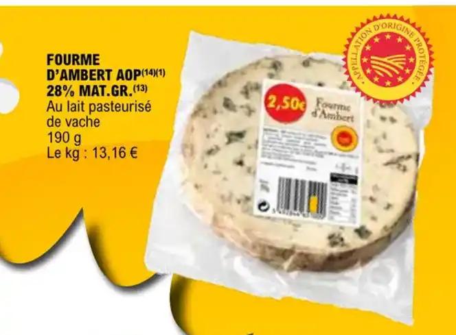 FOURME D'AMBERT AOP(14)(1) 28% MAT.GR.(13)