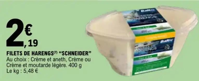 FILETS DE HARENGS(7) "SCHNEIDER"