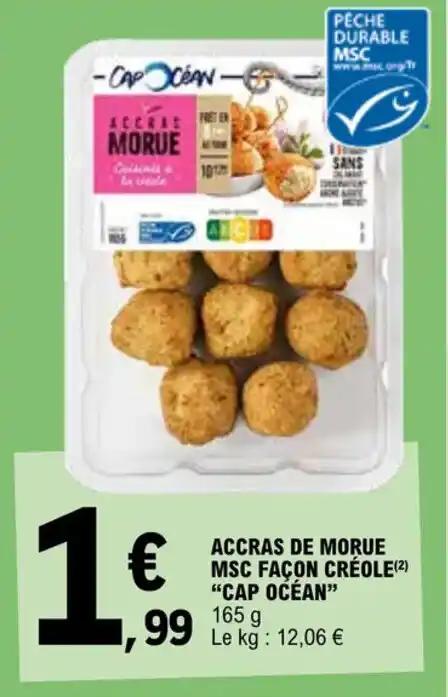 ACCRAS DE MORUE MSC FAÇON CRÉOLE(2) "CAP OCÉAN”