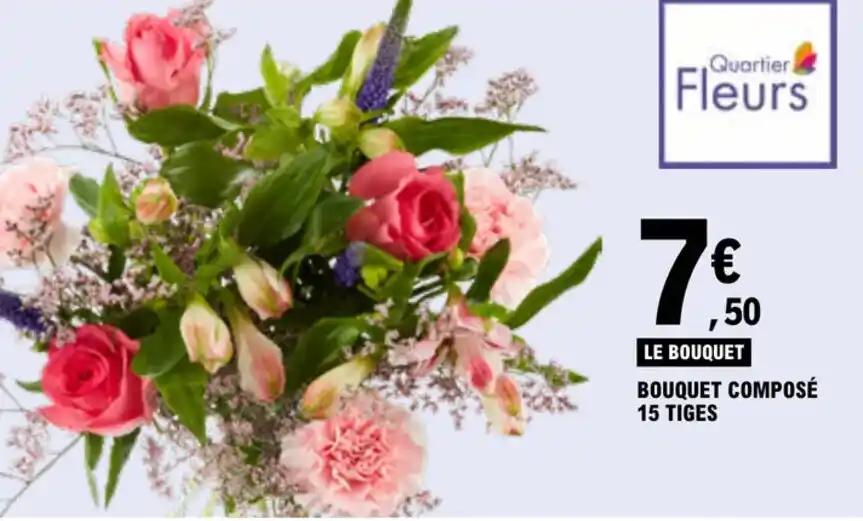 BOUQUET COMPOSÉ 15 TIGES