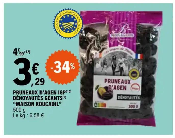 PRUNEAUX D'AGEN IGP(10) DÉNOYAUTÉS GÉANTS(2) "MAISON ROUCADIL❞