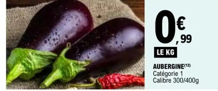 AUBERGINE(12) Catégorie 1