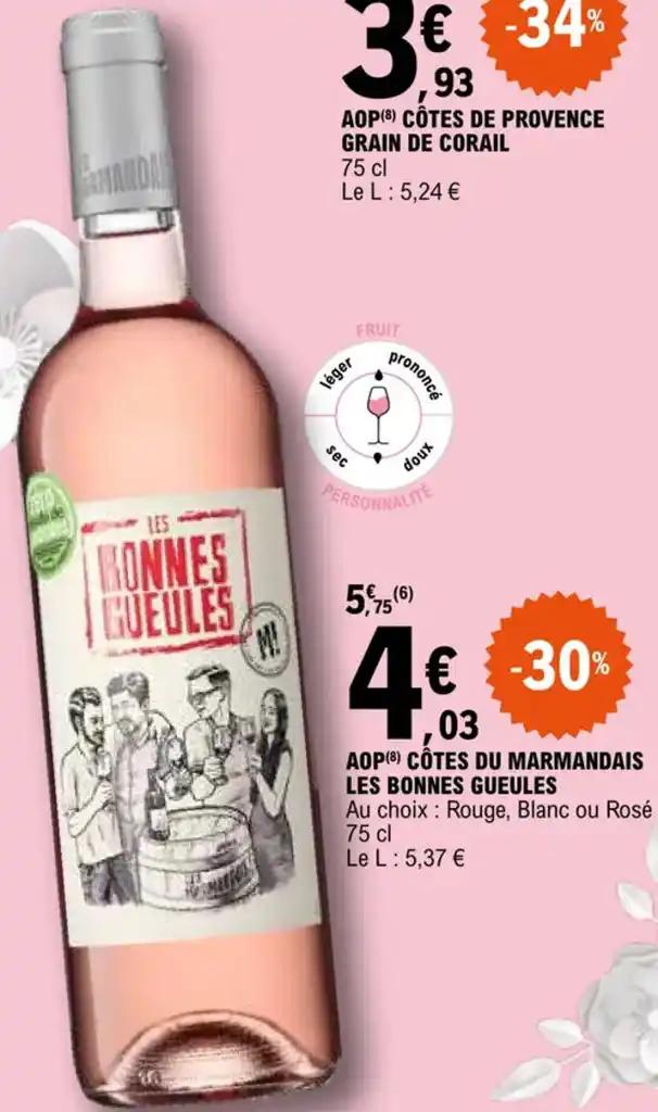 AOP(8) CÔTES DU MARMANDAIS LES BONNES GUEULES