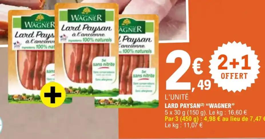 Promotion Exclusives de Lard : Découvrez l'Offre incontournable