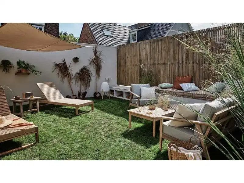 Voile d'ombrage triangulaire, L.360 x l.360 cm, taupe