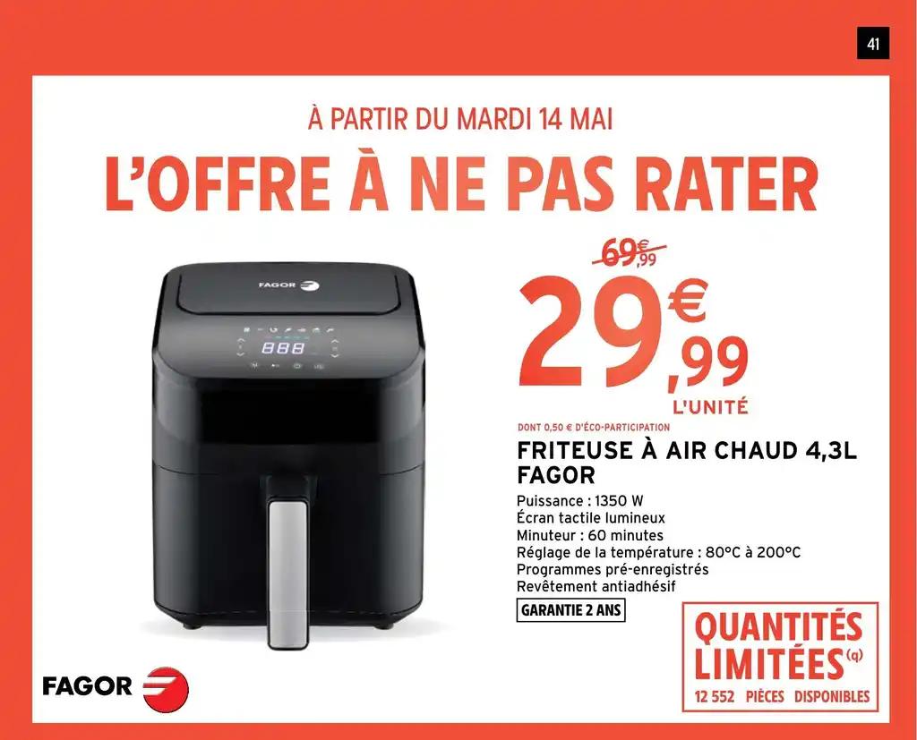 Promotion Exclusives de Friteuse fagor : Découvrez l'Offre incontournable