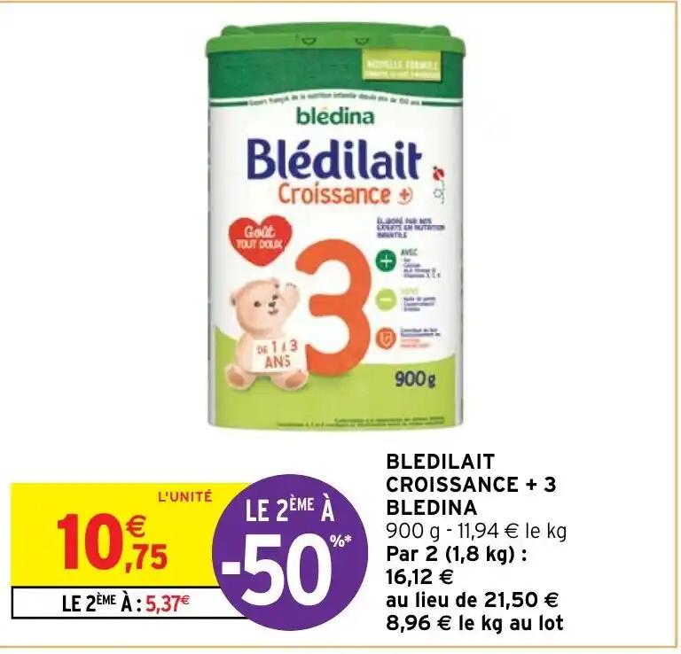 BLEDILAIT CROISSANCE + 3 BLEDINA