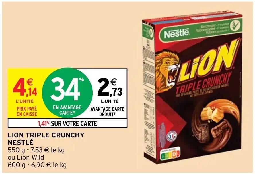 LION TRIPLE CRUNCHY NESTLÉ