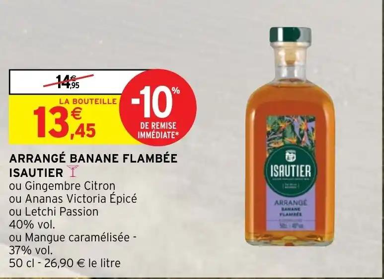 ARRANGÉ BANANE FLAMBÉE ISAUTIER