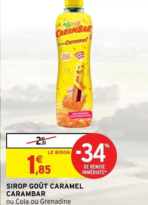 SIROP GOÛT CARAMEL CARAMBAR