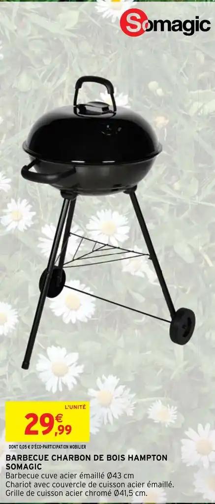 BARBECUE CHARBON DE BOIS HAMPTON SOMAGIC