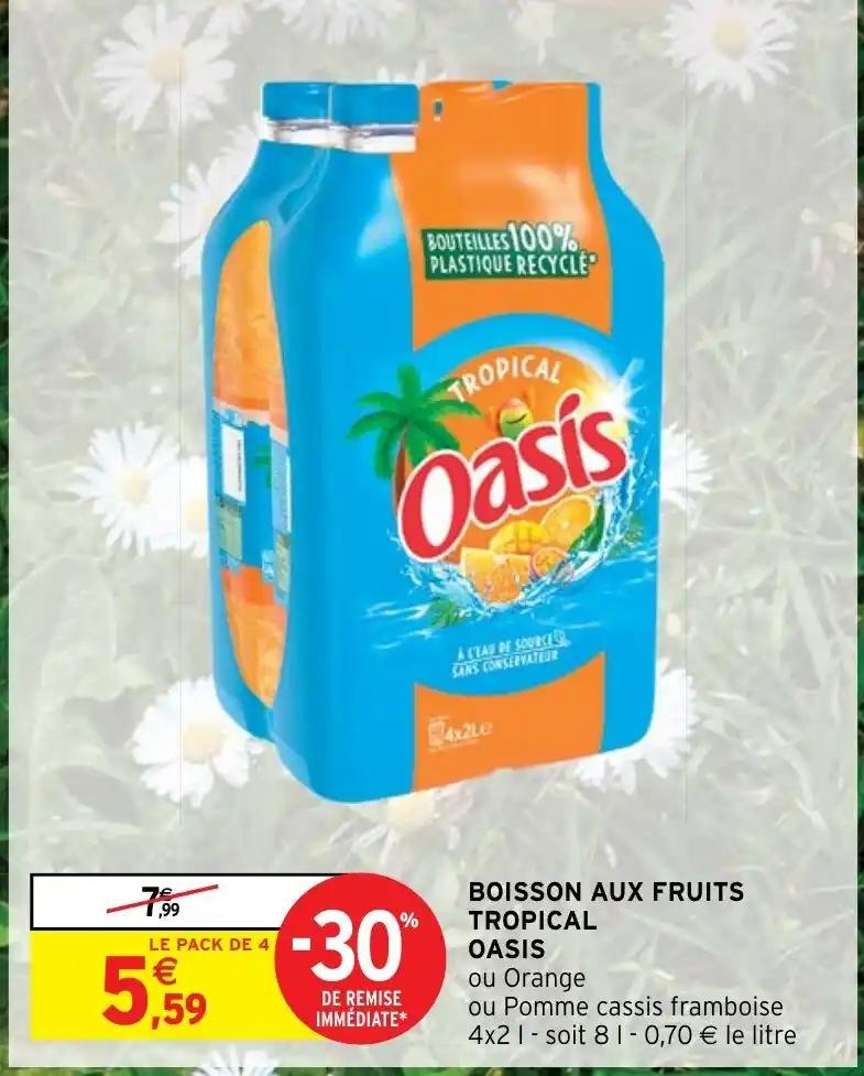 BOISSON AUX FRUITS TROPICAL OASIS