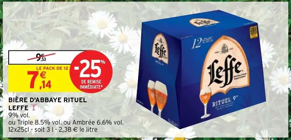 Promotion Exclusives de Rituel leffe : Découvrez l'Offre incontournable