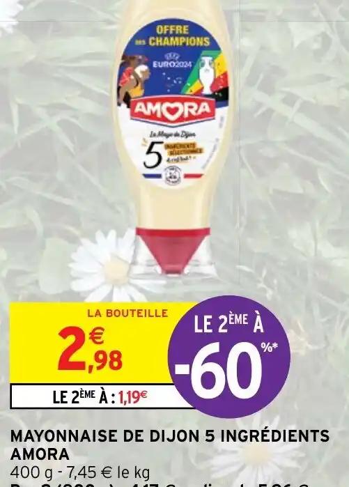MAYONNAISE DE DIJON 5 INGRÉDIENTS AMORA
