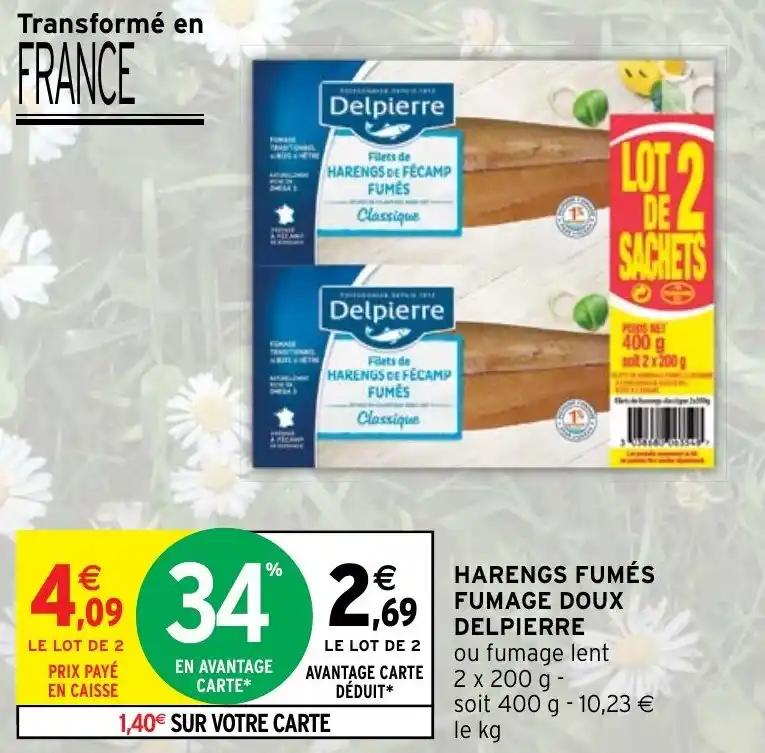 HARENGS FUMÉS FUMAGE DOUX DELPIERRE