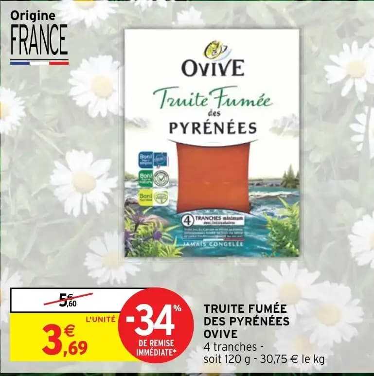TRUITE FUMÉE DES PYRÉNÉES OVIVE